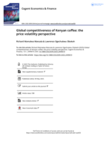 Global competitiveness of Kenyan coffee : the price volatility perspective