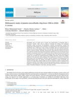 Bibliometric study of plastics microfluidic chip from 1994 to 2022 : a review