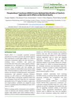 Phosphoribosyl transferase (URA5) enzyme-mediated detoxification of patulin in apple juice and its effects on nutritional quality