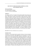 Recovery of germanium from copper slag using silicothermic process