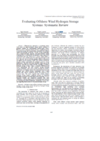 Evaluating offshore wind hydrogen storage systems : systematic review