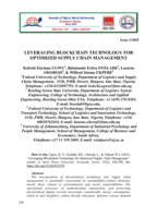 Leveraging blockchain technology for optimized supply chain management
