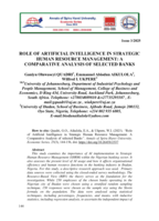 Role of artificial intelligence in strategic human resource management : a comparative analysis of selected banks