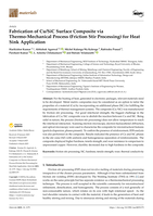 Fabrication of Cu/SiC surface composite via thermo-mechanical process (Friction Stir Processing) for heat sink application