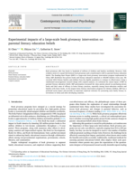 Experimental impacts of a large-scale book giveaway intervention on parental literacy education beliefs