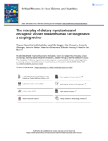 The interplay of dietary mycotoxins and oncogenic viruses toward human carcinogenesis: a scoping review