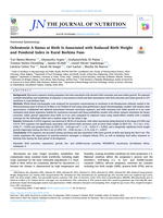 Ochratoxin a status at birth is associated with reduced birth weight and ponderal index in rural Burkina Faso
