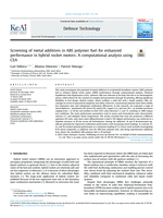 Screening of metal additives in ABS polymer fuel for enhanced performance in hybrid rocket motors : A computational analysis using CEA