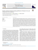 Sorption enhanced chemical looping gasification of biomass for H2 and transportation fuel production