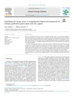 Digitilising the energy sector : A comprehensive digital twin framework for biomass gasification power plant with CO2 capture