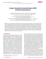 Bandpass type negative group delay design of CMOS RC-network integrated circuit