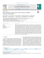 Error probability analysis under H-noise scenarios in diffusive molecular communication