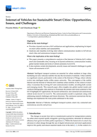 Internet of vehicles for sustainable smart cities : Opportunities, issues, and challenges