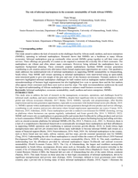 The role of informal marketplaces in the economic sustainability of South African SMMEs