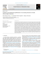 Academic and professional qualifications of accounting educators in South African higher education