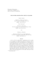 End super dominating sets in graphs