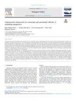 Cybersecurity framework for connected and automated vehicles : a modelling perspective