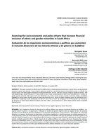 Assessing the socio-economic and policy drivers that increase financial inclusion of ethnic and gender minorities in South Africa