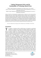 Linking management styles and the sustainability of technology-based firms