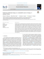 Exploring geothermal energy as a sustainable source of energy : A systemic review