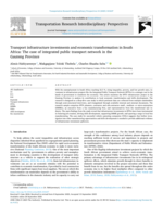 Transport infrastructure investments and economic transformation in South Africa : The case of integrated public transport network in the Gauteng Province