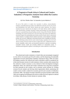 A prognosis of South Africa's cultural and creative industries : a perspective analysis from within the creative economy