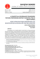 A conceptual governance framework for non-performing district municipalities in South Africa