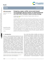 Designing copper sulfide nanocrystal-based non-enzymatic glucose sensors: an electrochemical and field-effect transistor-based sensing strategy