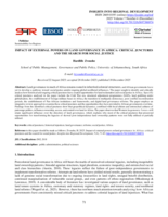 Impact of external powers on land governance in Africa : critical junctures and the search for social justice