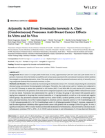 Arjunolic acid from terminalia ivorensis A. Chev (Combretaceae) possesses anti-breast cancer effects In vitro and In vivo