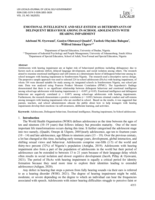 Emotional intelligence and self-esteem as determinants of delinquent behaviour among in-school adolescents with hearing impairment