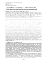 Applying blue ocean strategy to achieve sustainable turnaround through strategic innovation management