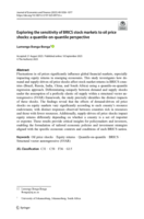 Exploring the sensitivity of BRICS stock markets to oil price shocks: a quantile-on-quantile perspective