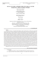 Social factors as predictors of ovarian cancer screening among market women