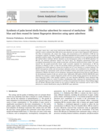 Synthesis of palm kernel shells-biochar adsorbent for removal of methylene blue and then reused for latent fingerprint detection using spent adsorbent