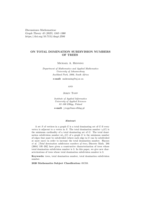 On total domination subdivision numbers of trees 