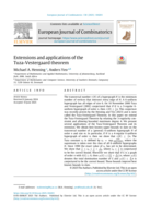 Extensions and applications of the Tuza-Vestergaard theorem