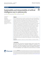 Explainability and interpretability of artificial intelligence use in cybersecurity