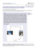 Chromatographic separation and analysis of amidated vs. non-amidated novel heterologous produced exenatide using UPLC-QTOF-MS 