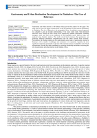 Gastronomy and urban destination development in Zimbabwe : The case of Bulawayo 