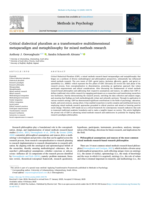 Critical dialectical pluralism as a transformative multidimensional metaparadigm and metaphilosophy for mixed methods research