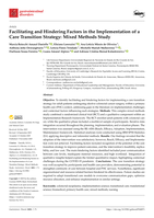 Facilitating and hindering factors in the implementation of a care transition strategy : mixed methods study