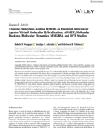 Triazine-Salicylate-Aniline Hybrids as Potential Anticancer Agents: Virtual Molecular Hybridization, ADMET, Molecular Docking, Molecular Dynamics, MMGBSA and DFT Studies