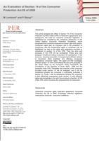 An evaluation of section 14 of the consumer protection act 68 of 2008