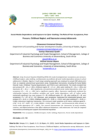 Social media dependence and exposure to cyber-stalking : The role of peer acceptance, peer pressure, childhood neglect, and depression among adolescents