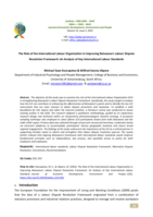 The role of the international labour organization in improving Botswana's labour dispute resolution framework : An analysis of key international labour standards