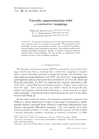 Viscosity approximations with φ-contractive mappings