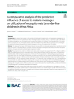 A comparative analysis of the predictive influence of access to malaria messages on utilization of mosquito nets by under-five children in West Africa