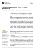Pharmacological and biological efficacy of chitosan- based materials
