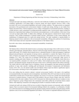 Environmental and socioeconomic footprint of small-scale mining : Pathways for cleaner mineral extraction in sub-Saharan Africa